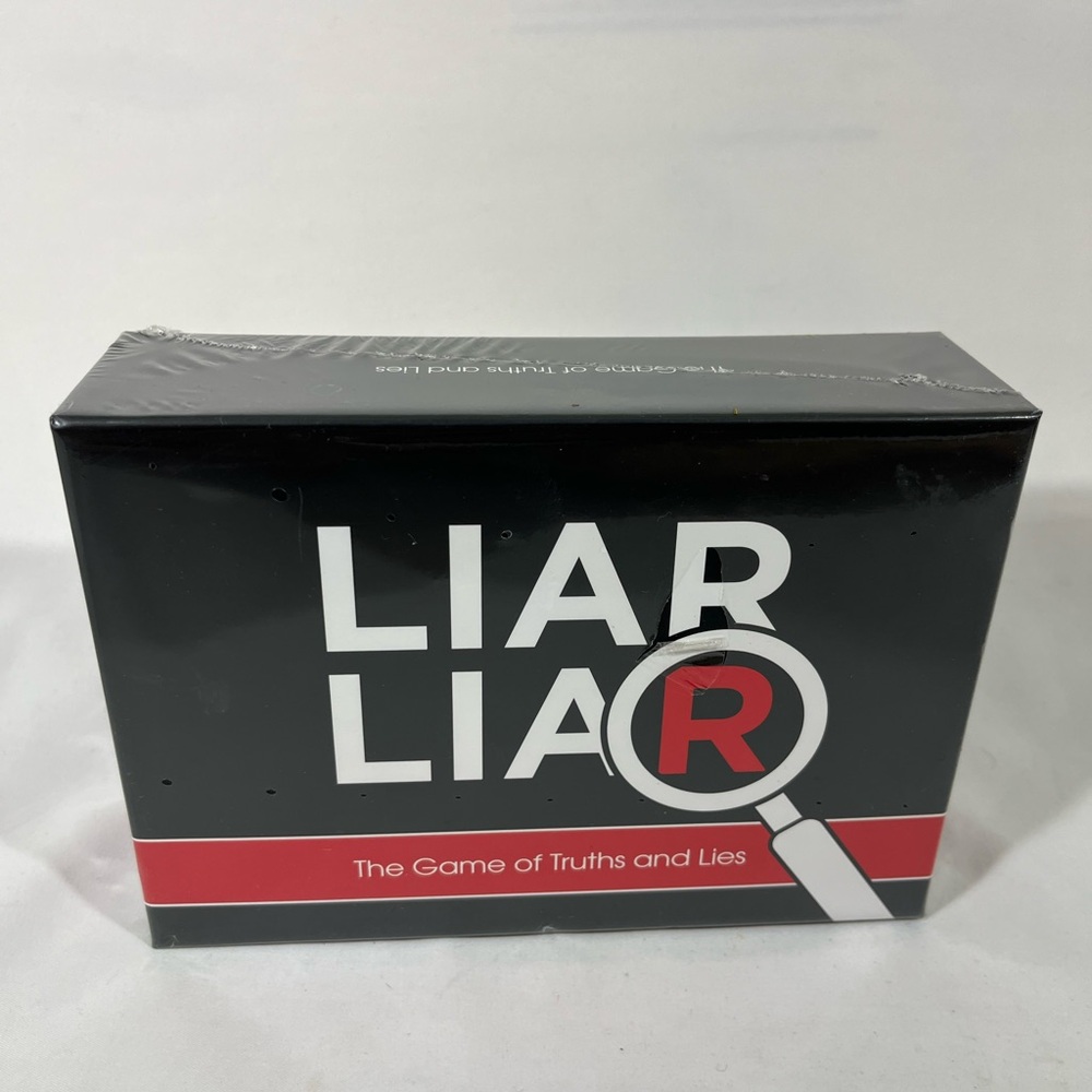LIAR LIAR THE GAME OF TRUTHS & LIES FAMILY FRIENDLY CARD GAME AGES 10+ NEW